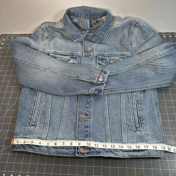 MARVEL®  |  DENIM & DENIM  |  TRUCKER JACKET  |  LARGE LOGO  |  6-POCKETS  | - Picture 2 of 16